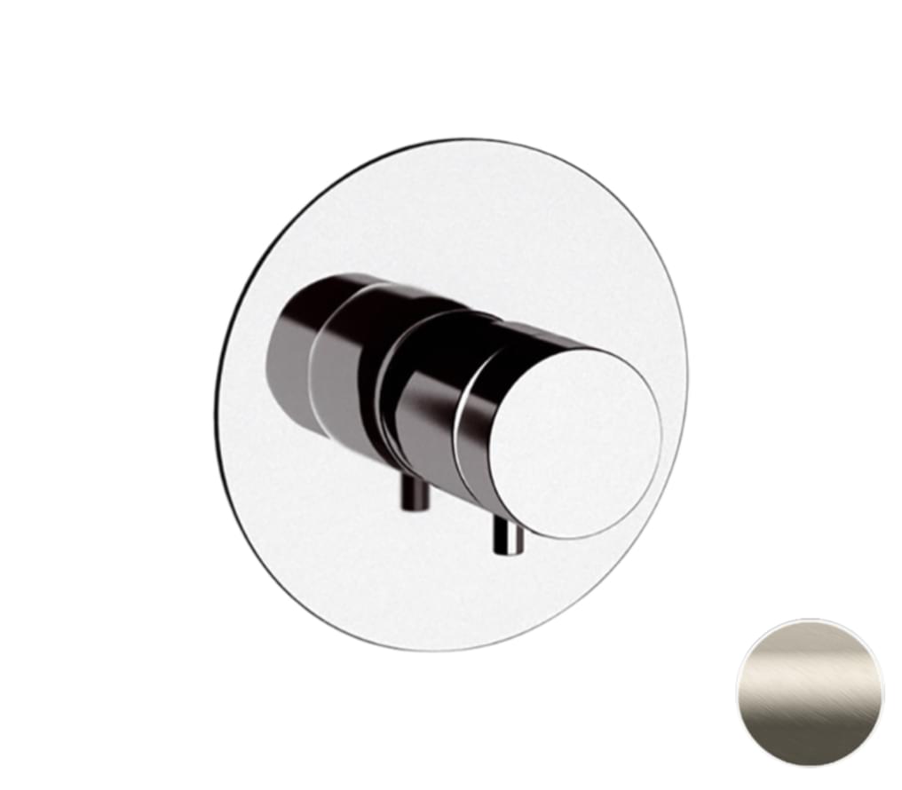 Плитка Remer Elegance Смеситель встраиваемый термостатический для душа ELEGANCE сталь  поверхность матовая