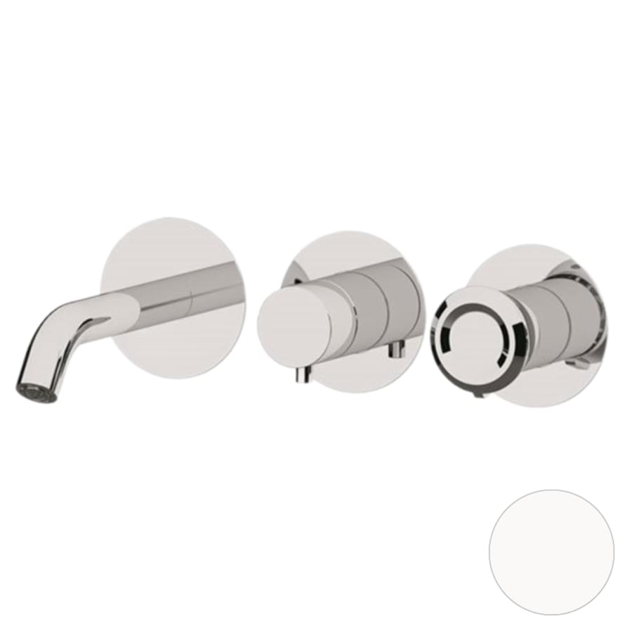 Плитка Remer Element Встраиваемый смеситель для ванны ELEMENT белый матовый  поверхность матовая