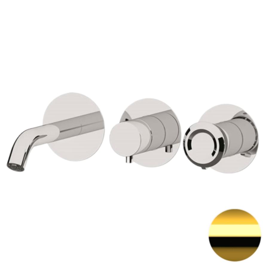 Плитка Remer Element Встраиваемый смеситель для ванны округлый ELEMENT золото глянцевое  поверхность глянец