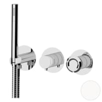 Плитка Remer Element Встраиваемый смеситель для душа на 2 выхода ELEMENT белый матовый поверхность матовая