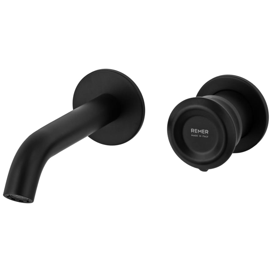 Плитка Remer Element Встраиваемый смеситель для раковины ELEMENT черный матовый  поверхность матовая