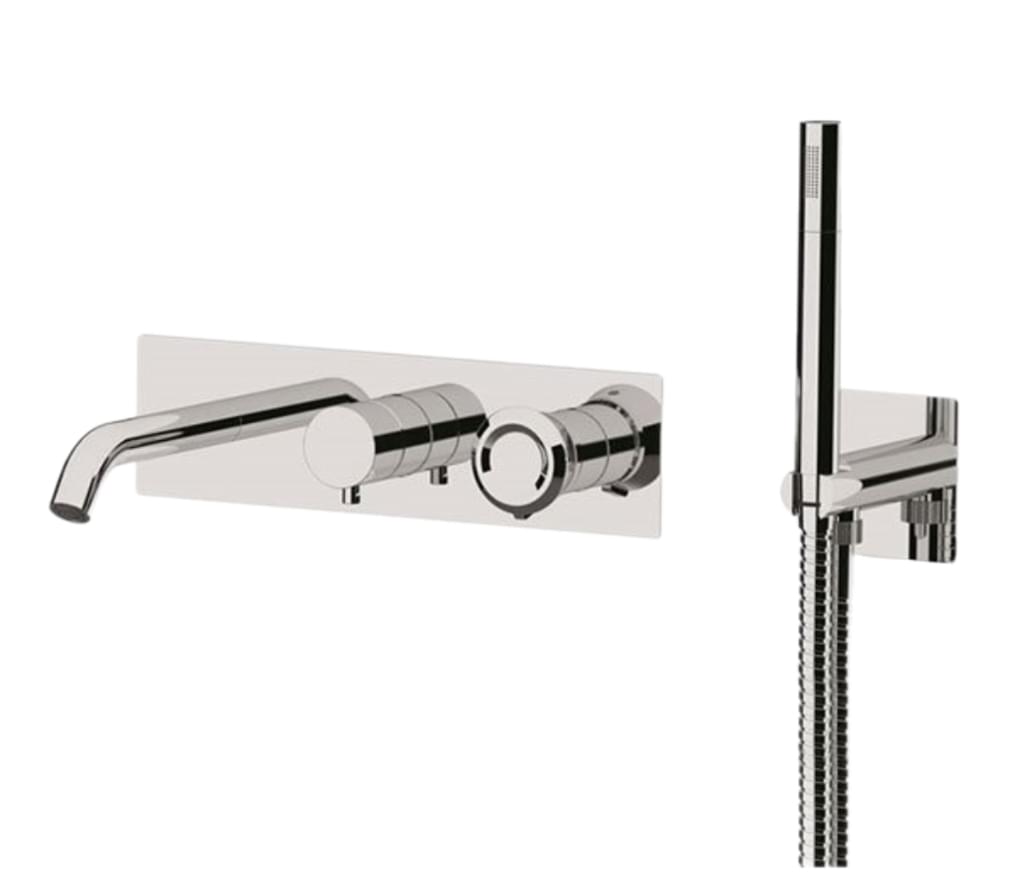 Плитка Remer Element Настенный смеситель для ванны ELEMENT хром  поверхность глянец