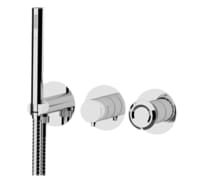 Плитка Remer Element Округлый смеситель встраиваемый для душа ELEMENT хром поверхность глянец