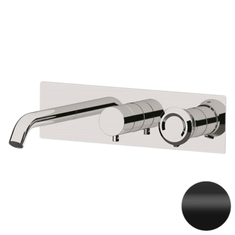 Плитка Remer Element Смеситель для ванны встраиваемый ELEMENT черный матовый  поверхность матовая