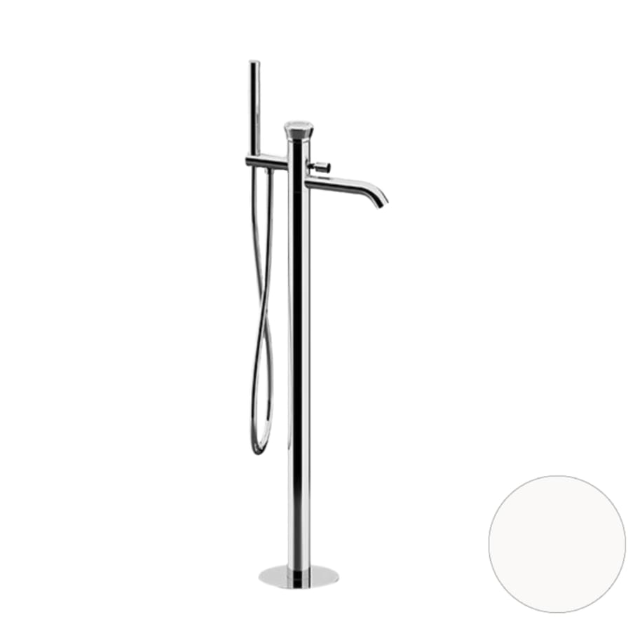 Плитка Remer Element Смеситель для ванны напольный ELEMENT белый матовый  поверхность матовая