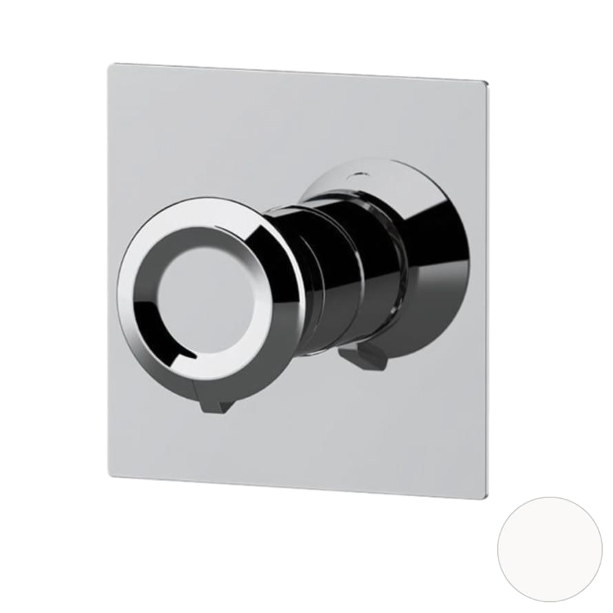 Плитка Remer Element Смеситель для душа на 1 выход ELEMENT белый матовый  поверхность матовая