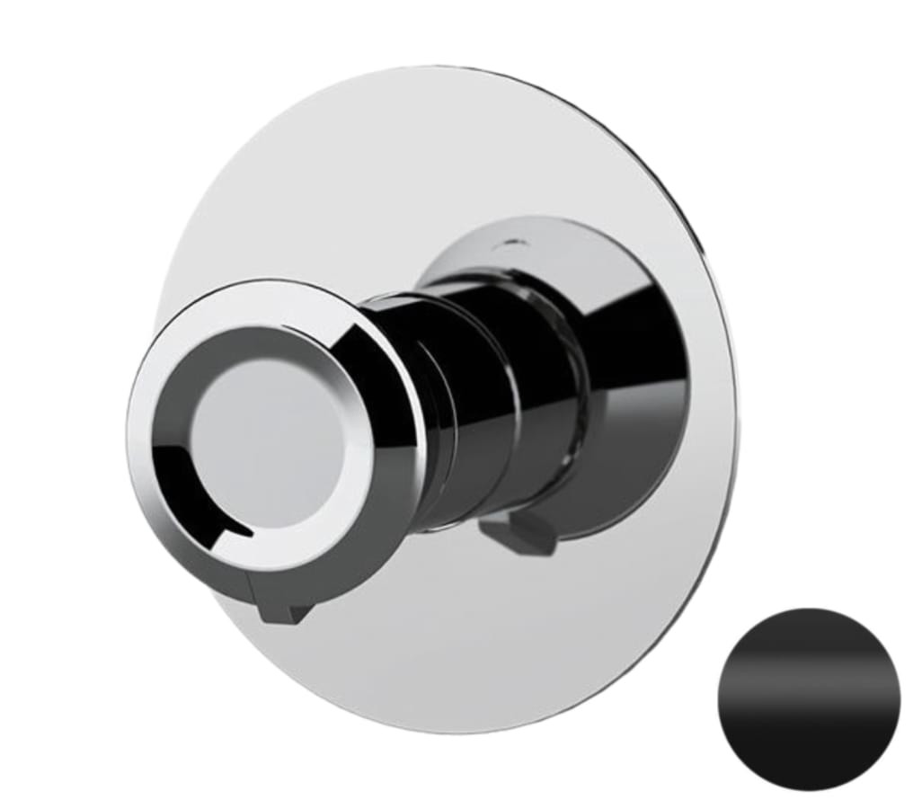Плитка Remer Element Смеситель для душа на 1 выход ELEMENT черный матовый  поверхность матовая