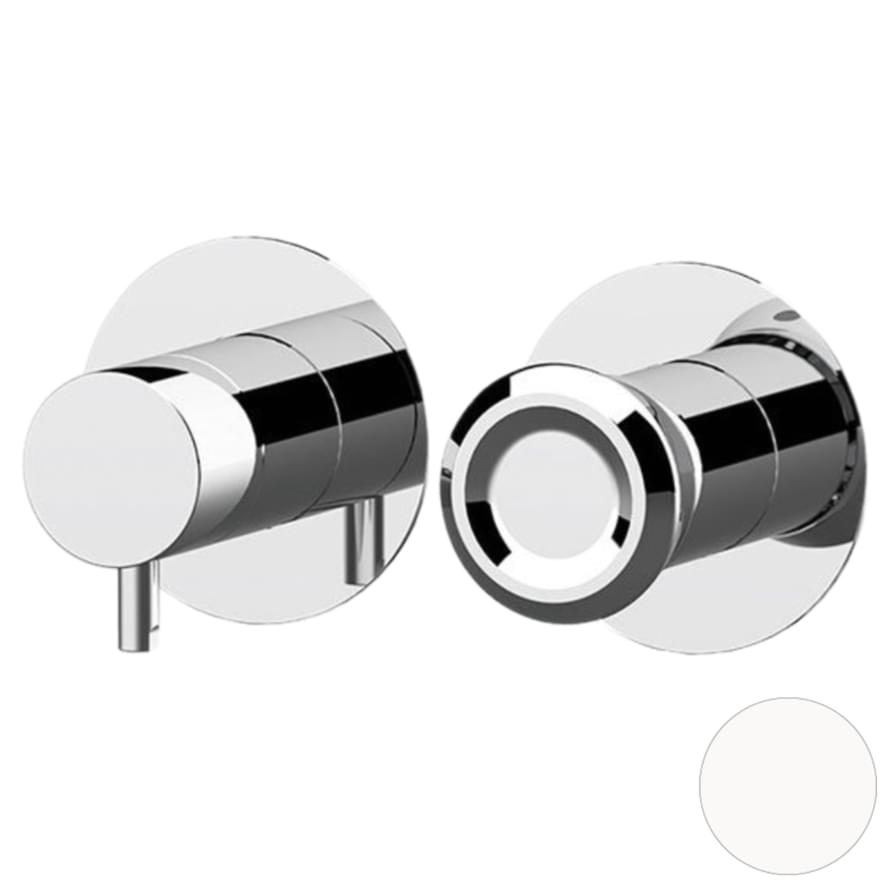 Плитка Remer Element Смеситель для душа на 3 выхода ELEMENT белый матовый  поверхность матовая