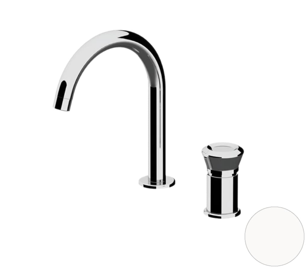 Плитка Remer Element Смеситель для раковины ELEMENT белый матовый  поверхность матовая