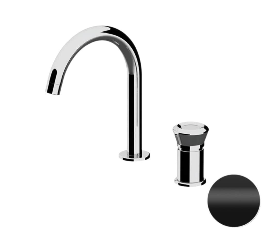 Плитка Remer Element Смеситель для раковины с-образный ELEMENT черный матовый  поверхность матовая