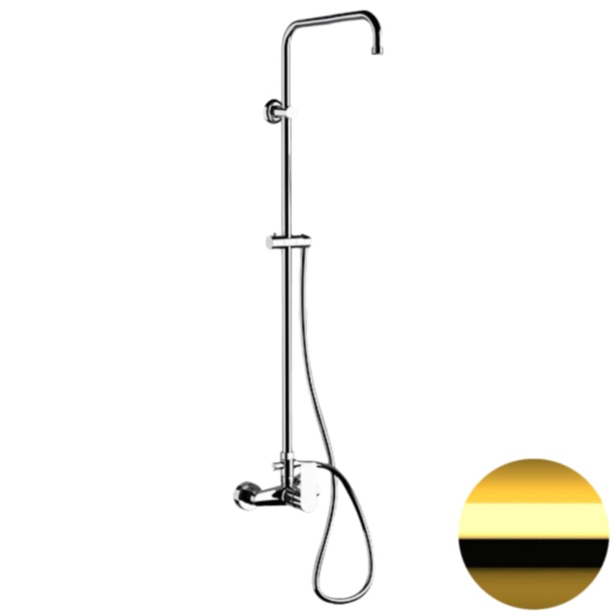 Плитка Remer Energy Душевая система ENERGY золото глянцевое  поверхность глянец