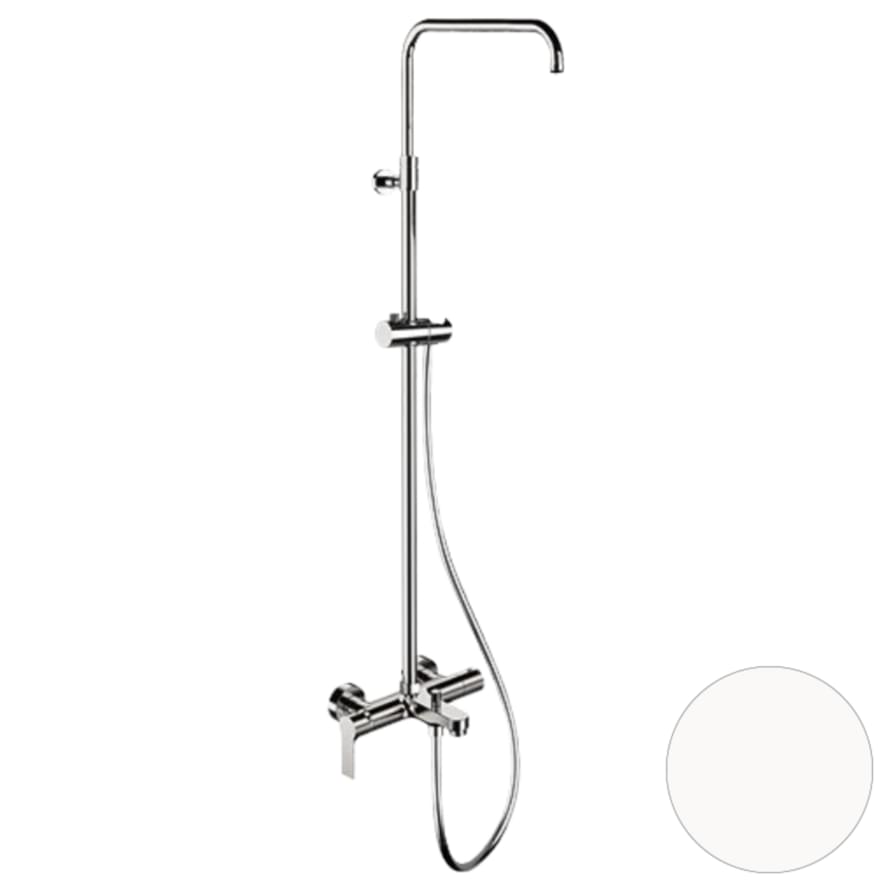 Плитка Remer Energy Душевая система с изливом ENERGY белый матовый  поверхность матовая