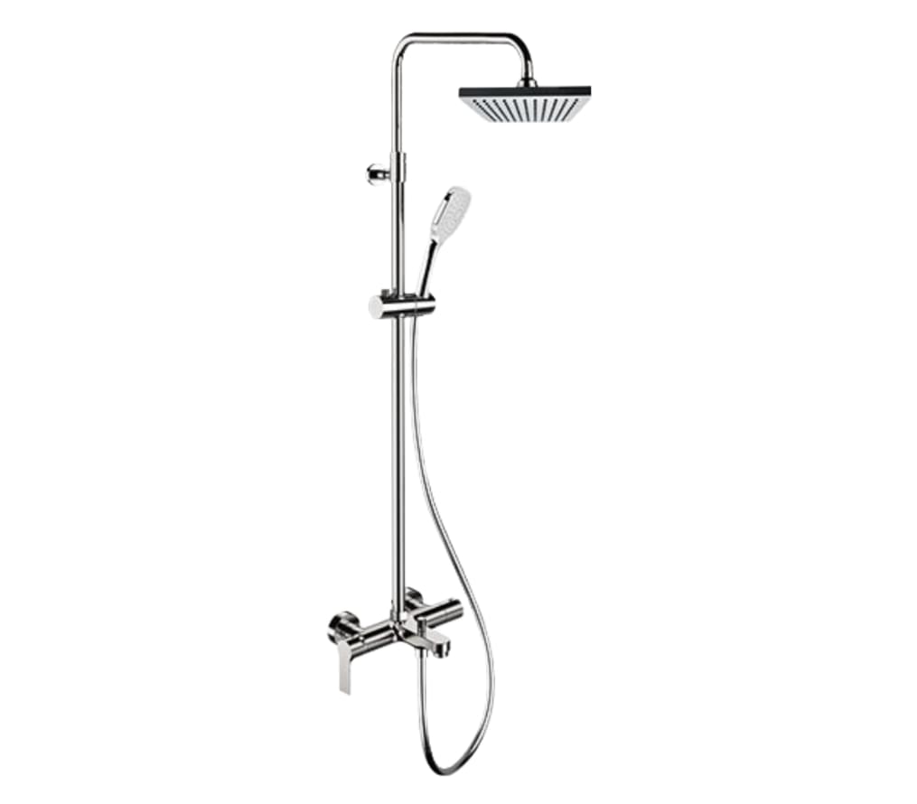 Плитка Remer Energy Душевая система с изливом ENERGY хром  поверхность глянец