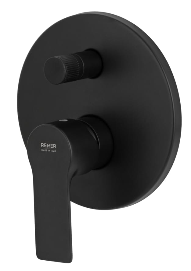 Плитка Remer Energy Смеситель встраиваемый для душа ENERGY черный матовый  поверхность матовая