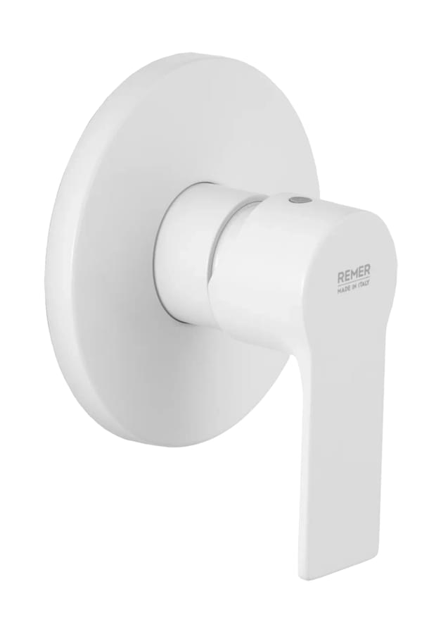 Плитка Remer Energy Смеситель для душа округлый ENERGY белый матовый  поверхность матовая