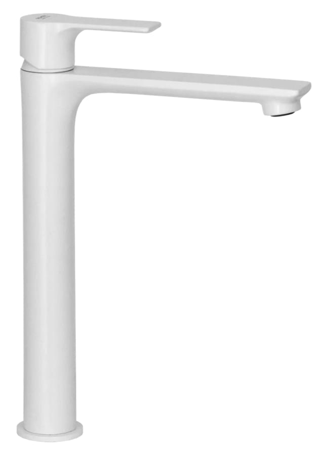 Плитка Remer Energy Смеситель для раковины высокий ENERGY белый матовый  поверхность матовая