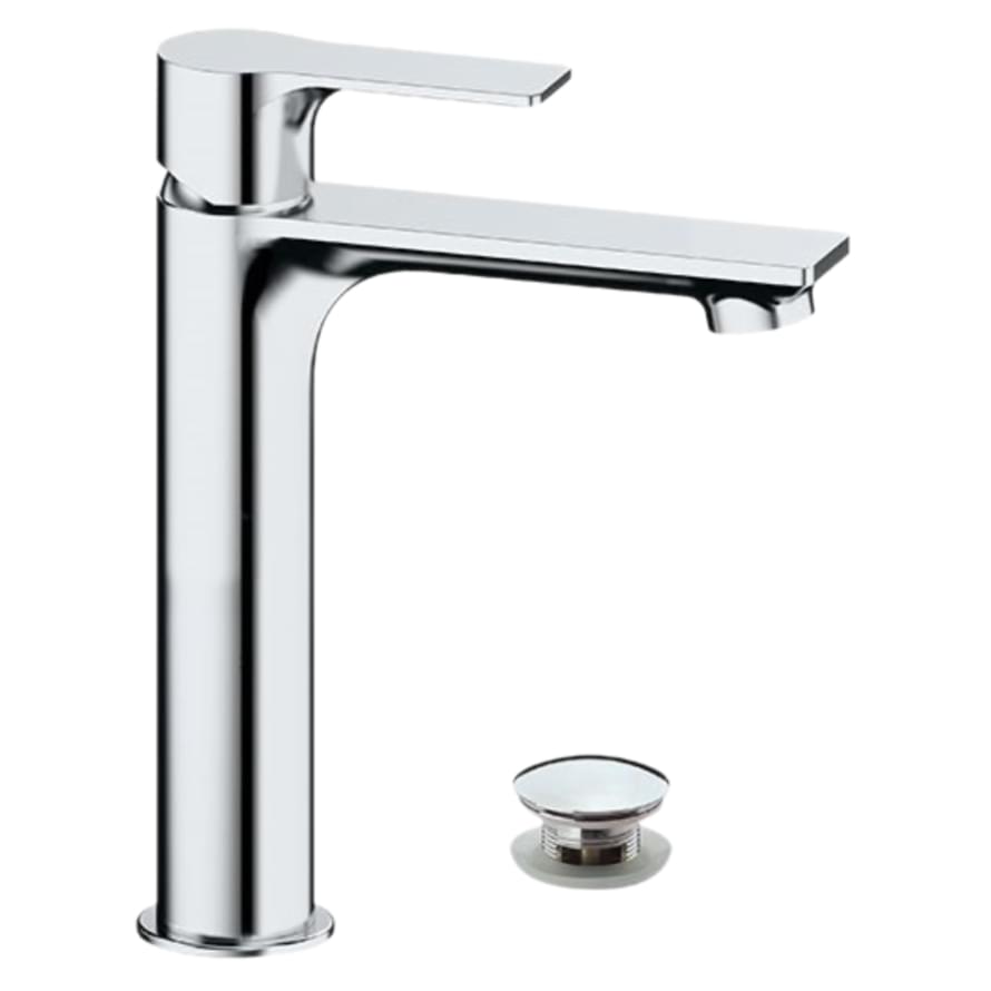 Плитка Remer Energy Смеситель для раковины высокий ENERGY хром  поверхность глянец