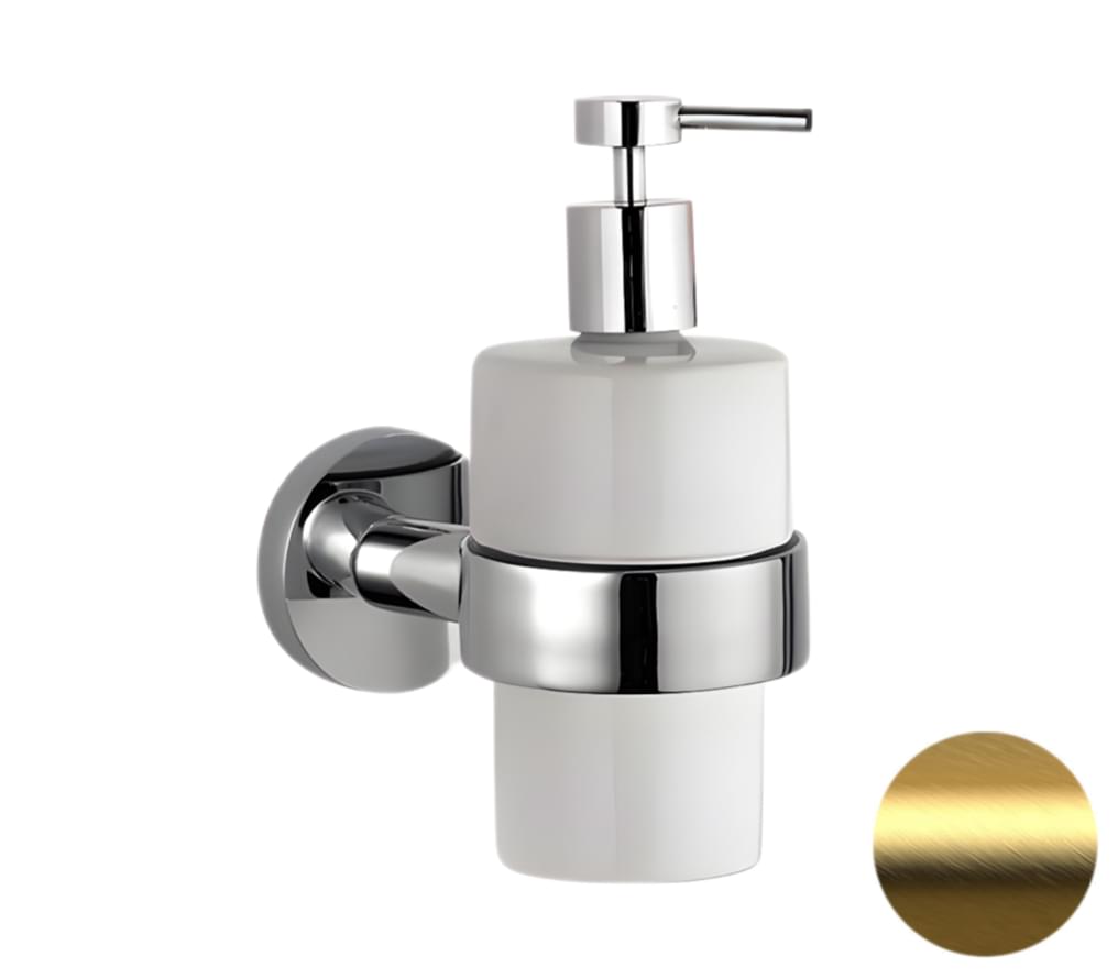 Плитка Remer Guest Дозатор GUEST золото брашированное  поверхность брашированная