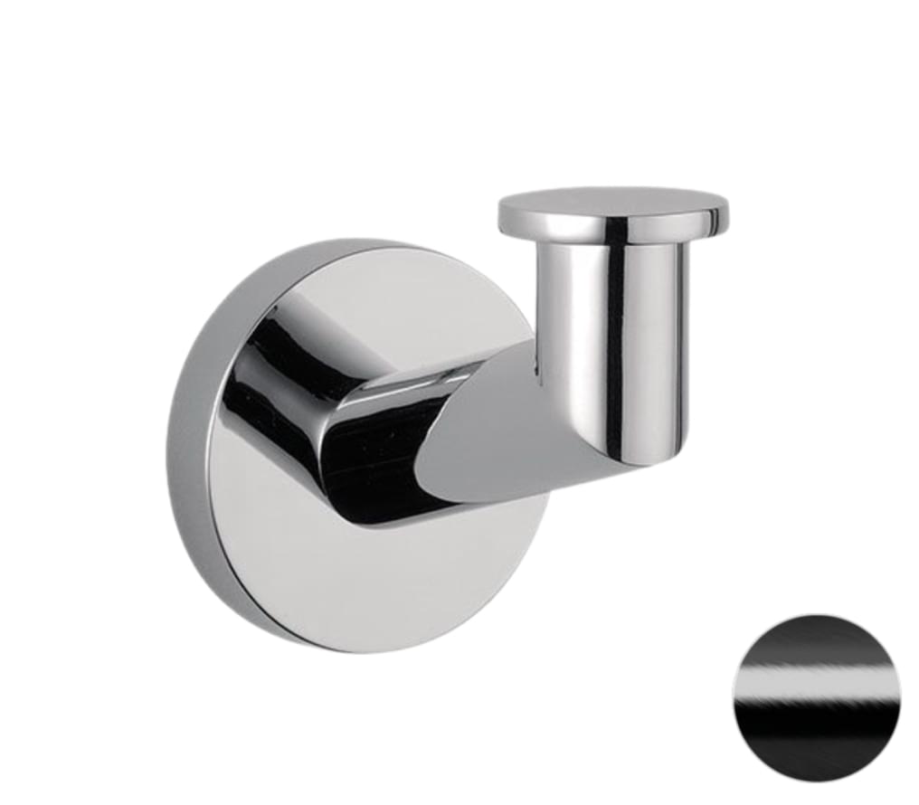 Плитка Remer Guest Крючок GUEST черный брашированный хром  поверхность брашированная