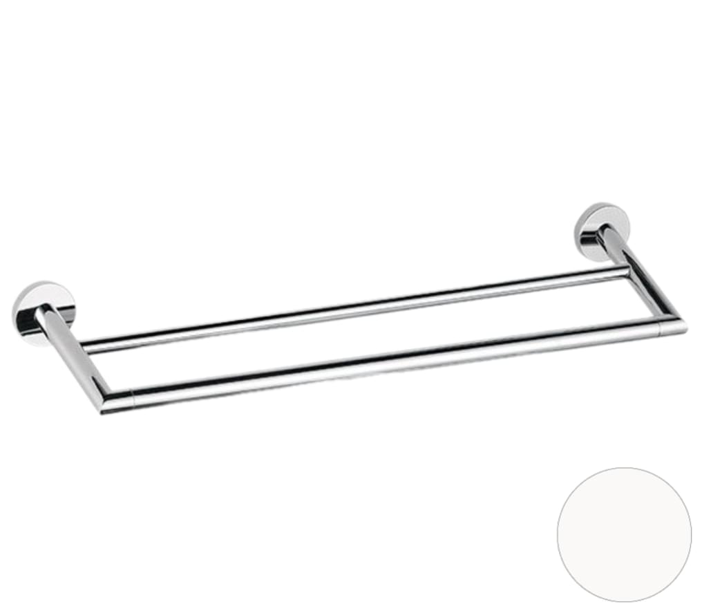 Плитка Remer Guest Полотенцедержатель двойной 60 см GUEST белый матовый  поверхность матовая