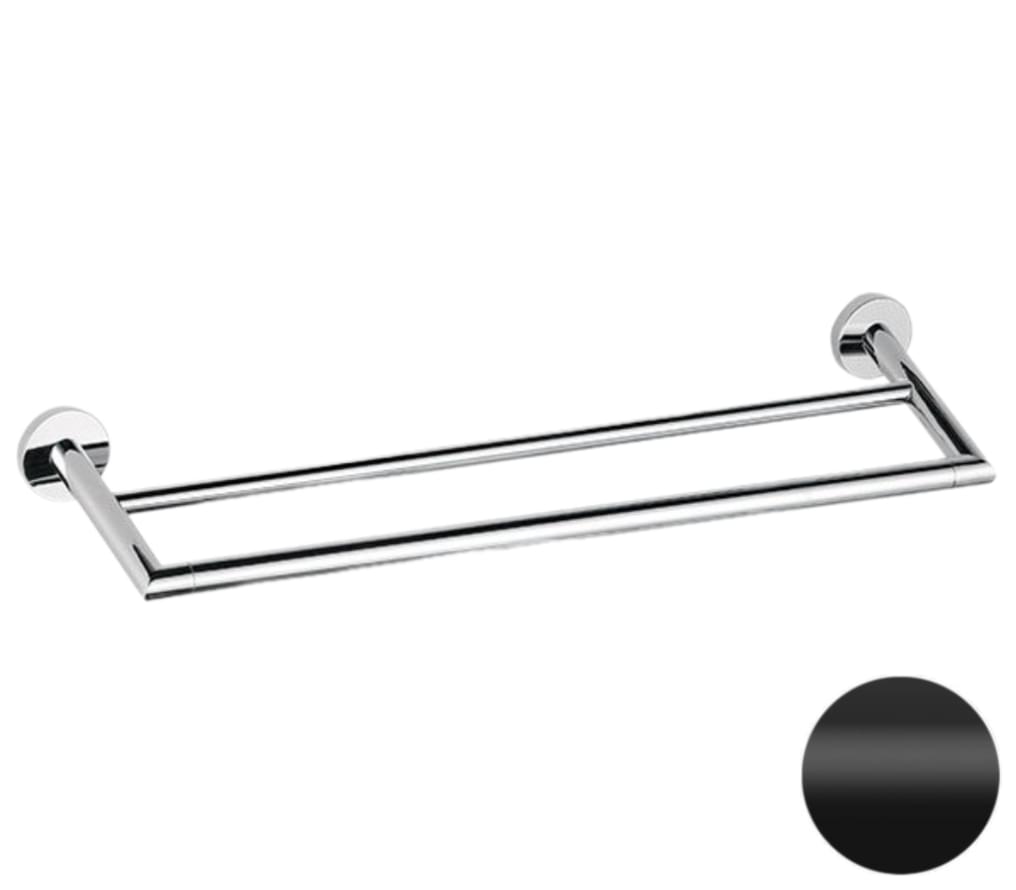 Плитка Remer Guest Полотенцедержатель двойной 60 см GUEST черный матовый  поверхность матовая