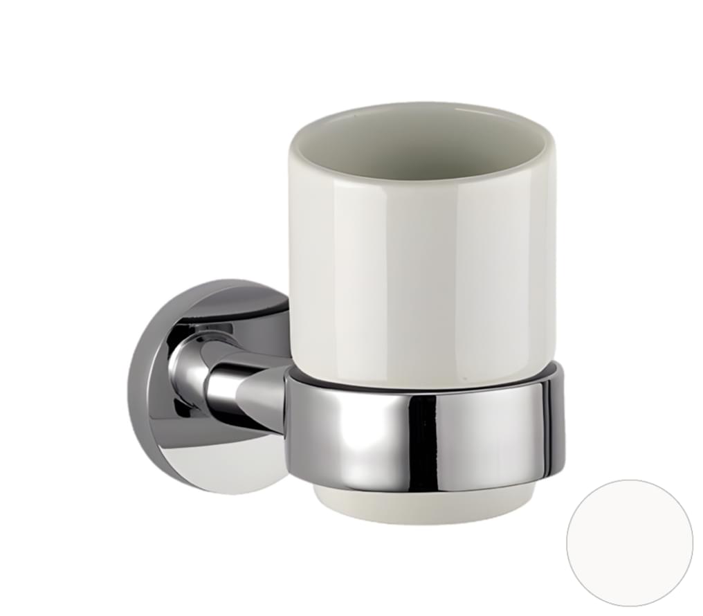 Плитка Remer Guest Стакан GUEST белый матовый  поверхность матовая