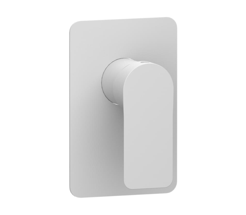 Плитка Remer Infinity Встраиваемый смеситель для душа INFINITY белый матовый  поверхность матовая