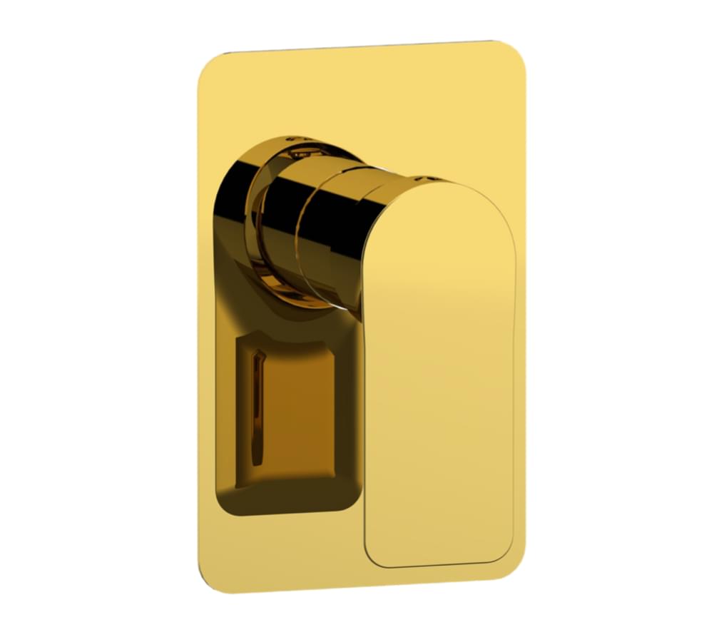 Плитка Remer Infinity Встраиваемый смеситель для душа округлый INFINITY золото глянцевое  поверхность глянец