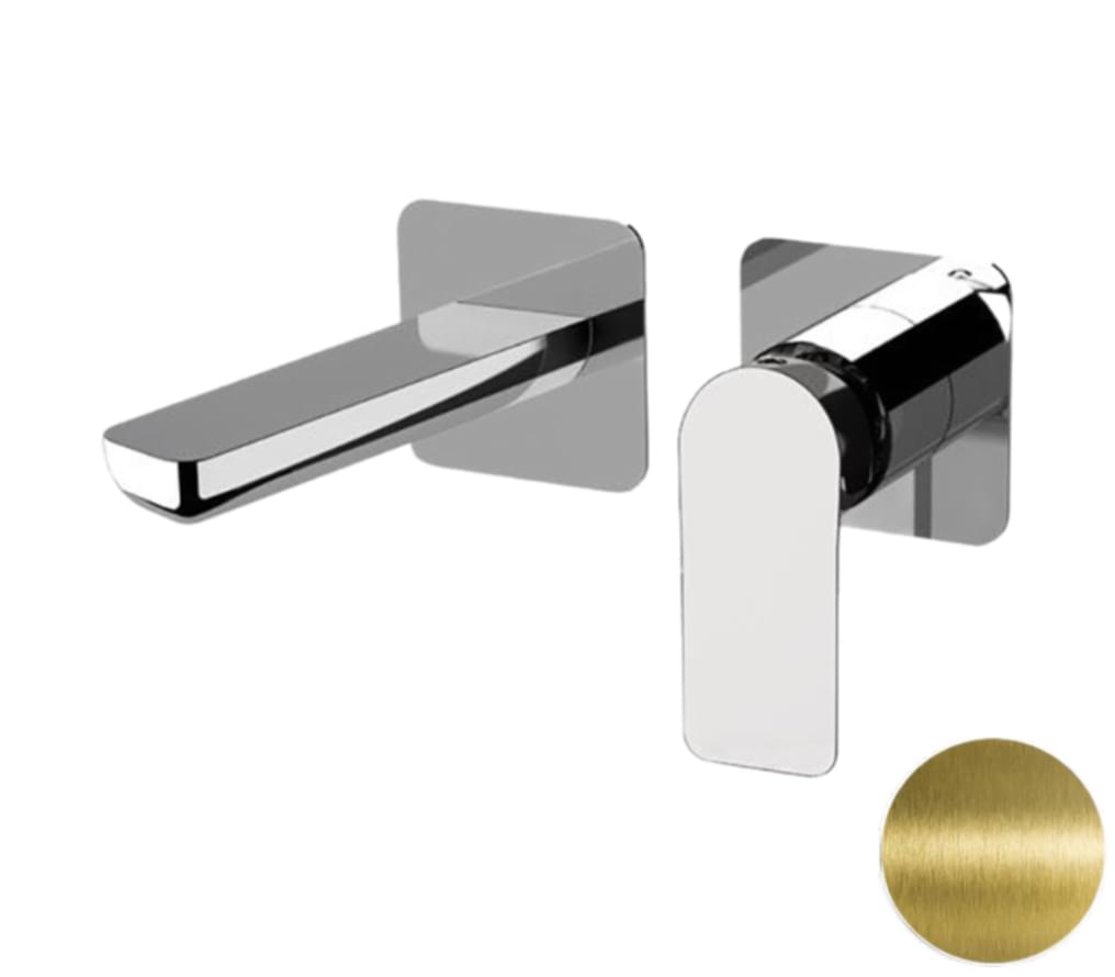 Плитка Remer Infinity Встраиваемый смеситель для раковины INFINITY состаренная латунь  поверхность брашированная