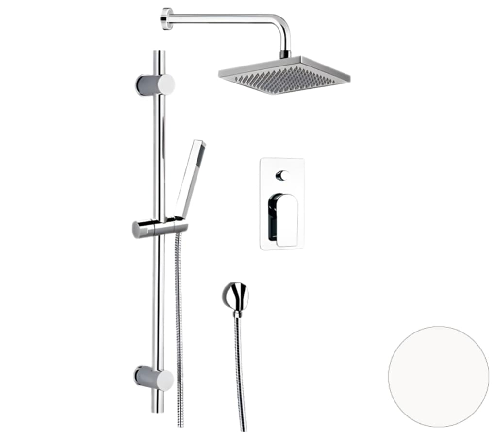 Плитка Remer Infinity Душевая система INFINITY белый матовый  поверхность матовая