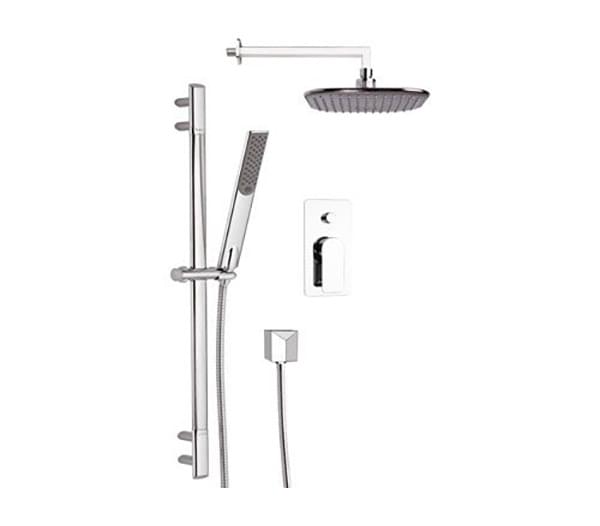 Плитка Remer Infinity Душевая система INFINITY хром с верхним душем  поверхность глянец