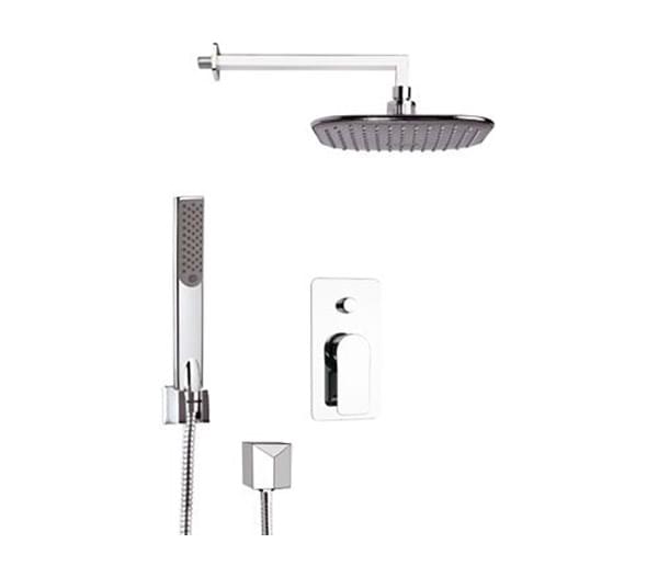 Плитка Remer Infinity Душевая система округлая INFINITY хром  поверхность глянец