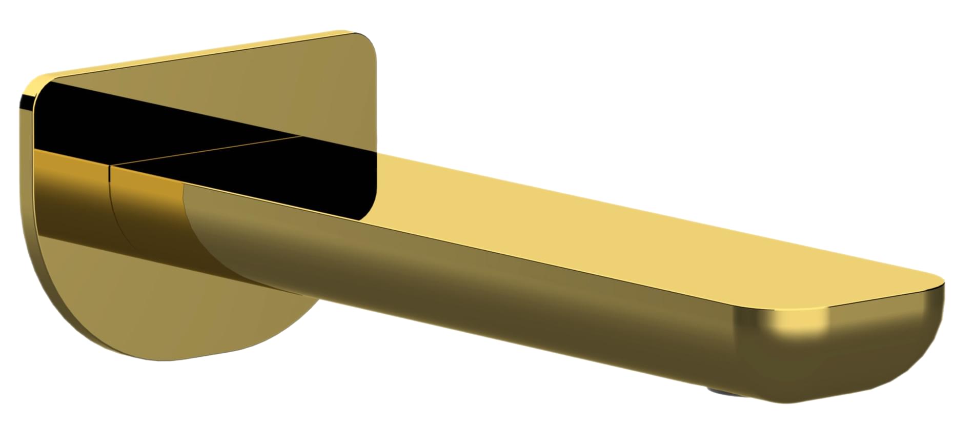 Плитка Remer Infinity Излив настенный 18 см INFINITY золото глянцевое  поверхность глянец