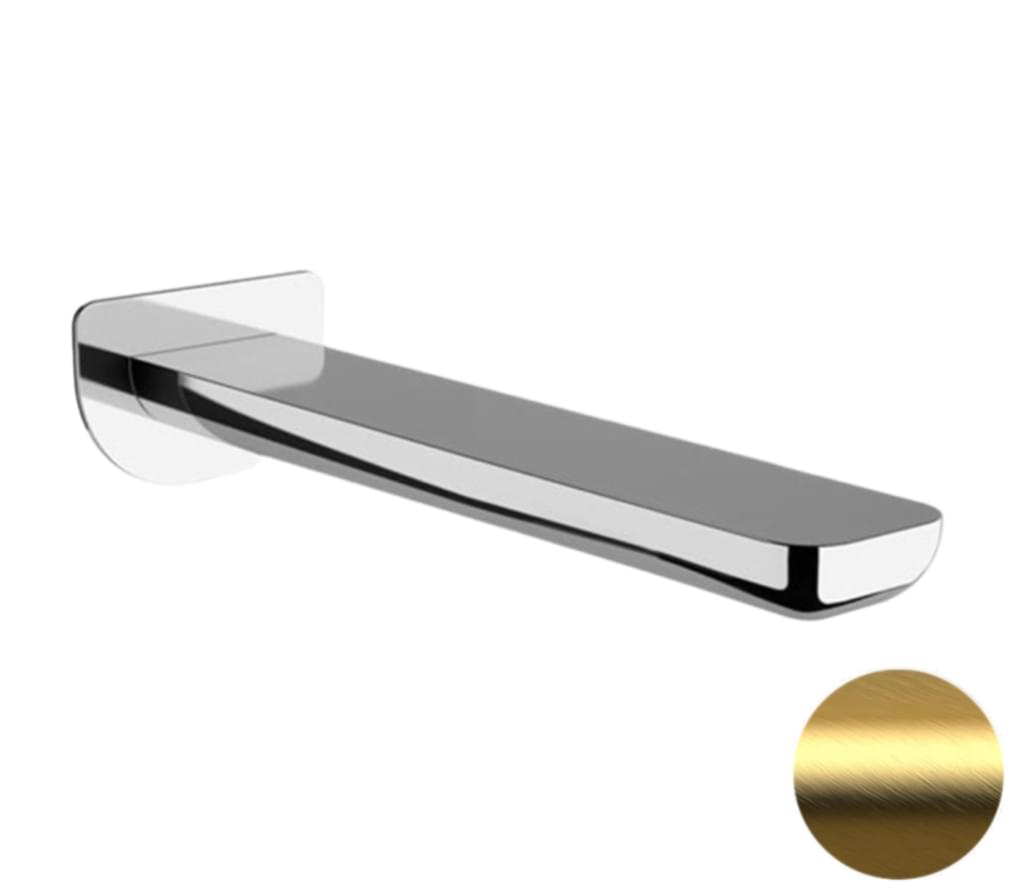 Плитка Remer Infinity Излив настенный 23 см INFINITY золото брашированное  поверхность брашированная