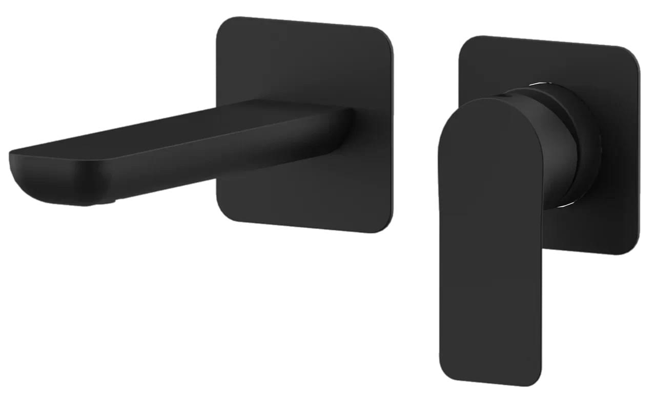 Плитка Remer Infinity Округлый меситель для раковины INFINITY черный матовый  поверхность матовая