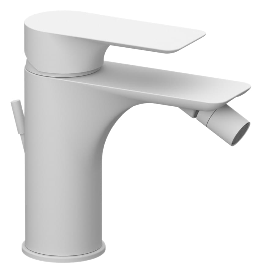 Плитка Remer Infinity Смеситель для биде INFINITY белый матовый  поверхность матовая