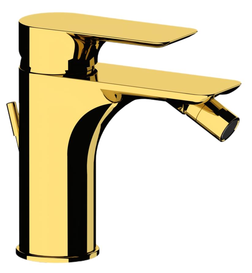 Плитка Remer Infinity Смеситель для биде INFINITY золото глянцевое  поверхность глянец