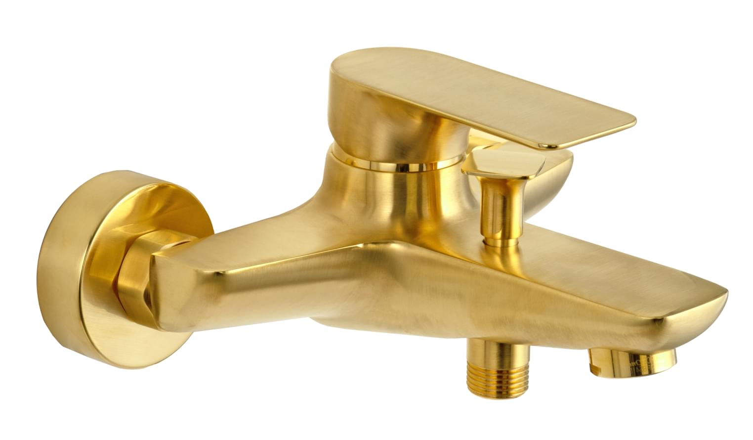 Плитка Remer Infinity Смеситель для ванны INFINITY золото брашированное  поверхность брашированная