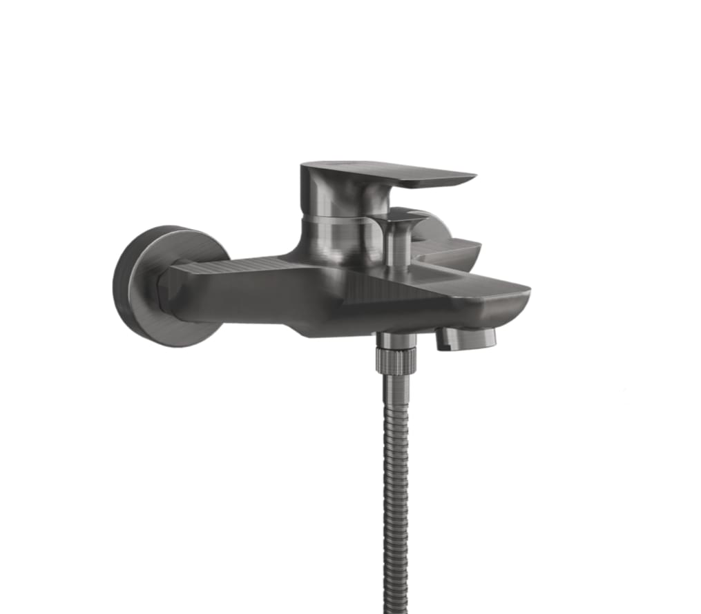 Плитка Remer Infinity Смеситель для ванны INFINITY никель брашированный  поверхность брашированная