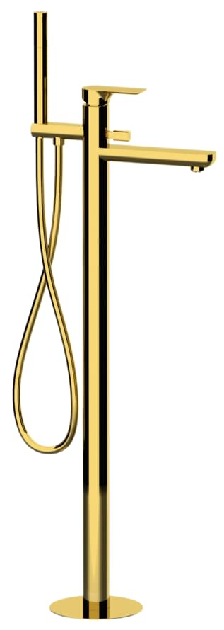 Плитка Remer Infinity Смеситель для ванны напольный INFINITY золото глянцевое  поверхность глянец