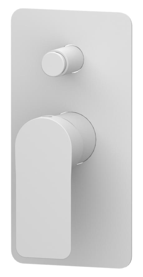 Плитка Remer Infinity Смеситель для душа INFINITY белый матовый  поверхность матовая