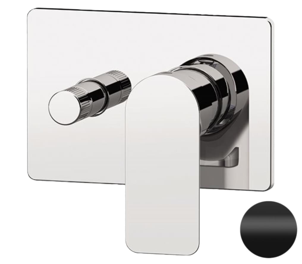 Плитка Remer Infinity Смеситель для душа INFINITY черный матовый  поверхность матовая