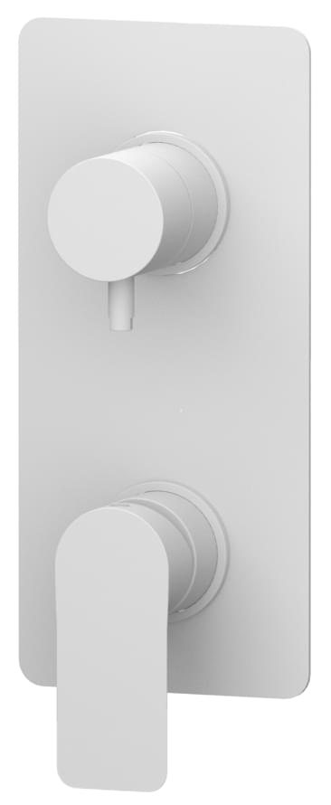 Плитка Remer Infinity Смеситель для душа встраиваемый INFINITY белый матовый  поверхность матовая