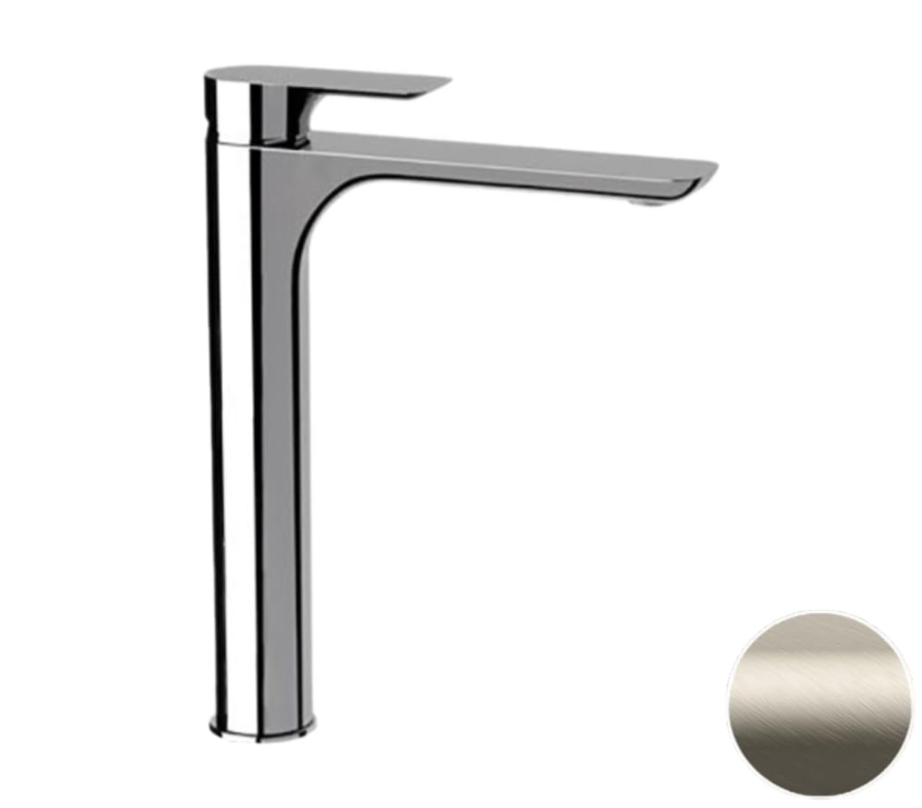 Плитка Remer Infinity Смеситель для раковины INFINITY высокий сталь  поверхность матовая