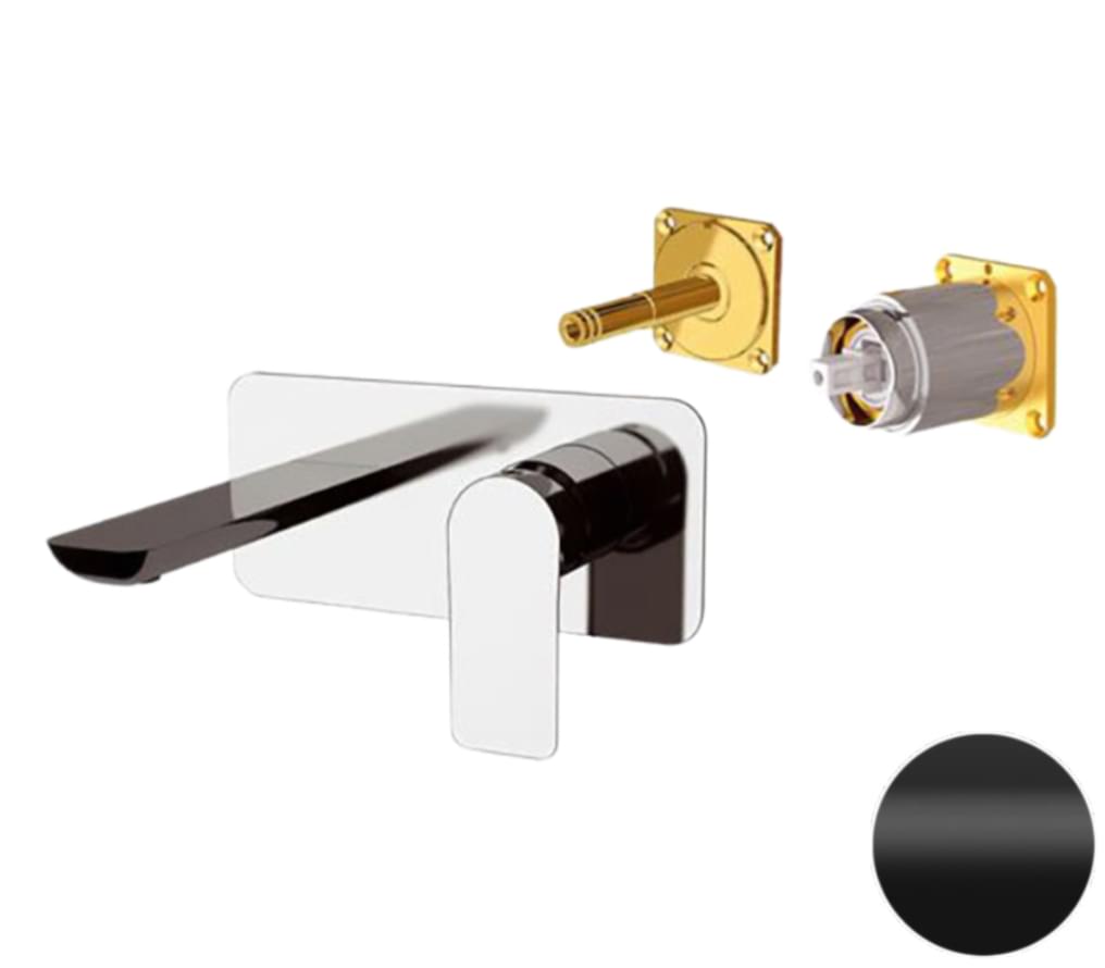 Плитка Remer Infinity Смеситель для раковины круглый INFINITY черный матовый  поверхность матовая