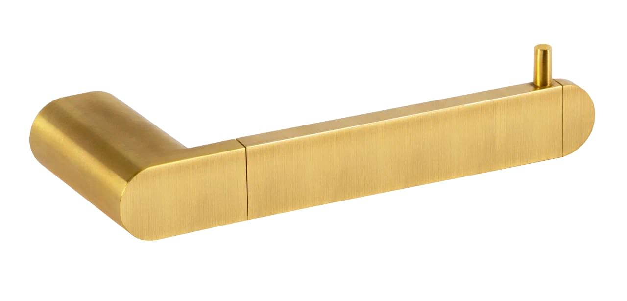Плитка Remer Lounge Бумагодержатель округлый LOUNGE золото брашированное  поверхность брашированная
