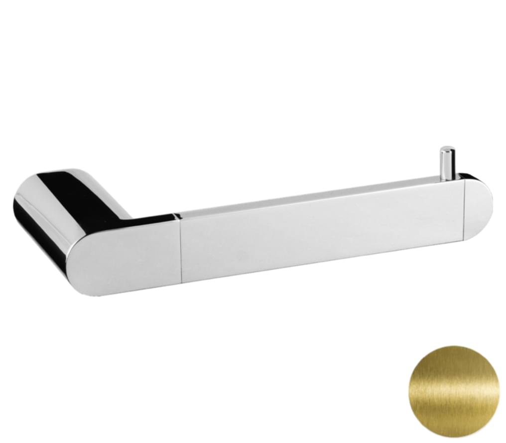 Плитка Remer Lounge Бумагодержатель округлый LOUNGE латунь состаренная  поверхность брашированная