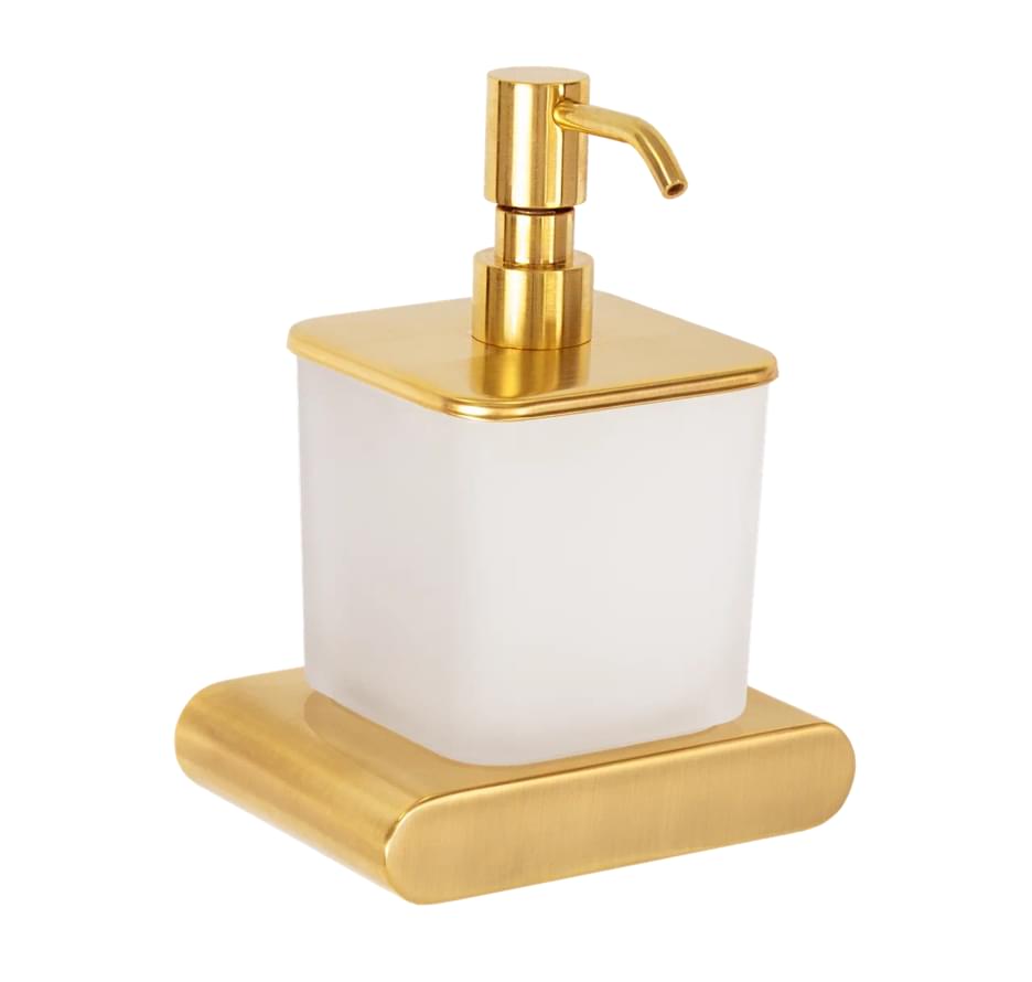 Плитка Remer Lounge Дозатор LOUNGE золото брашированное  поверхность брашированная