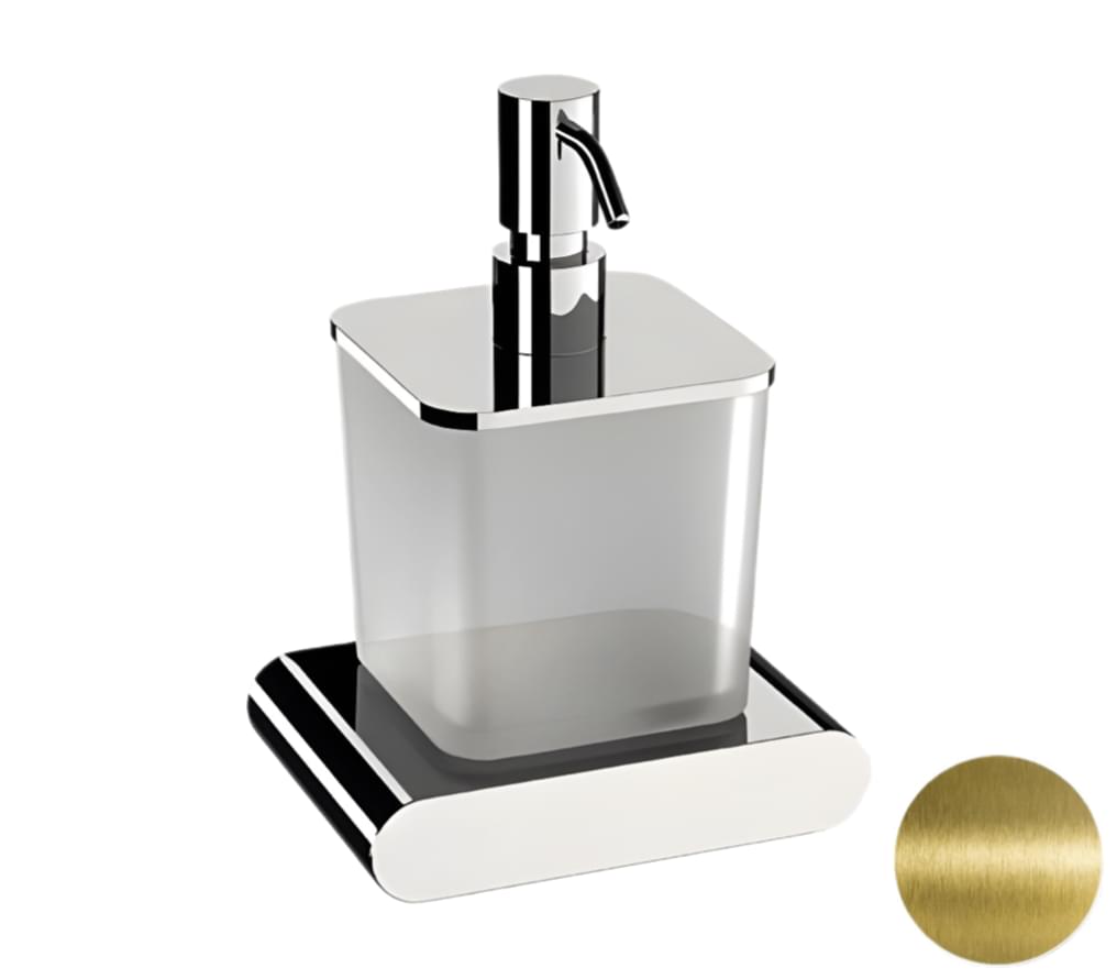 Плитка Remer Lounge Дозатор LOUNGE латунь состаренная  поверхность брашированная