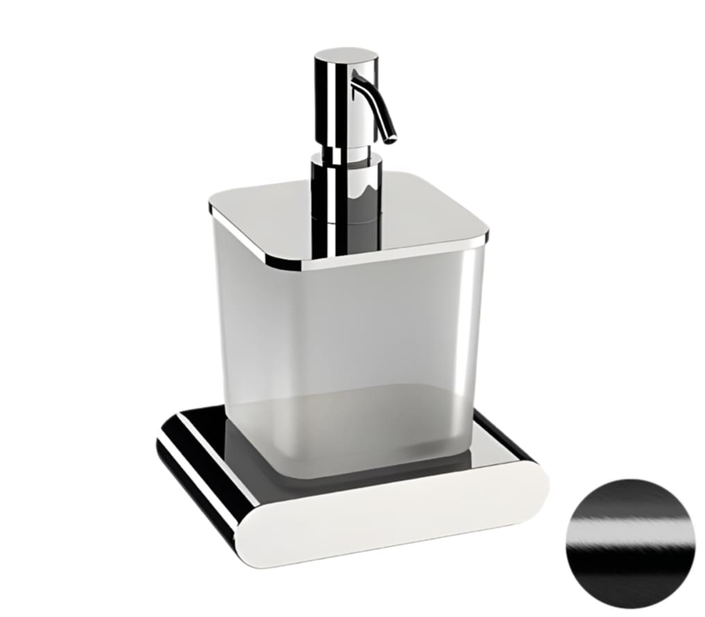 Плитка Remer Lounge Дозатор LOUNGE черный брашированный хром  поверхность брашированная